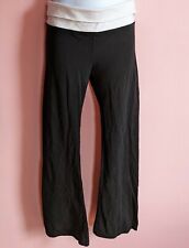 Pantalones negros de yoga Moda International Victoria's Secret pierna ancha talla X pequeños segunda mano  Embacar hacia Mexico