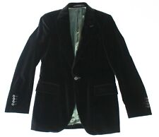 BLAZER TERCIOPELO Terciopelo Negro PURIFICACIÓN GARCIA Para Hombre EE. UU. 36 EU 46 Portugal Botón segunda mano  Embacar hacia Mexico