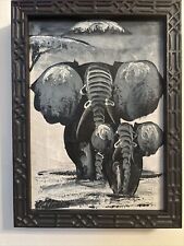 Elephant oil painting for sale  Amanda