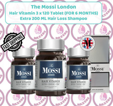 The Mossi London Hair Witamina 3 x 120 tabletek (dodatkowy szampon), używany na sprzedaż  Wysyłka do Poland