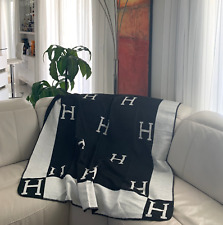 Cashmere Monogram H Home Decor Blankets & Throw Blankets Gifts Decor Blanket for sale  Shipping to South Africa