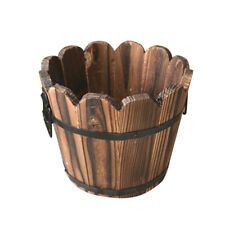 Wooden flower pot for sale  Shipping to Ireland