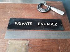 Private engaged sign for sale  KEIGHLEY