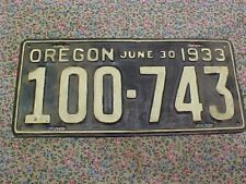 1933 plates oregon license for sale  Rogue River