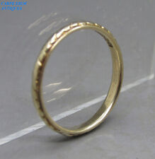 ART DECO GOOD SOLID 9ct YELLOW GOLD WEDDING BAND RING 1.7g UK SIZE M & US 6 1920 for sale  Shipping to South Africa