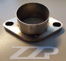 2.5" Stainless Pipe With 2 bolt Stainless Flange Downpipe Exhaust for sale  Shipping to South Africa