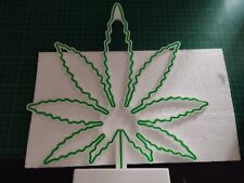 Cannabis neon leaf for sale  WORTHING