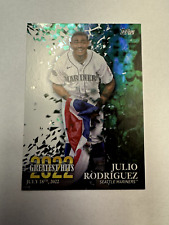 Julio Rodríguez 2023 Topps Serie 1 '22 Greatest Hits Inserto de Lámina Verde #22GH-20, usado segunda mano  Embacar hacia Argentina