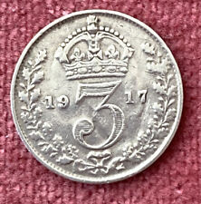 1917 silver threepenny for sale  KETTERING