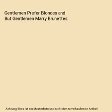 Gentlemen prefer blondes gebraucht kaufen  Trebbin