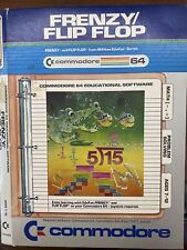 FRENZY / FLIP FLOP Commodore 64 Computer Software Program 5.25" Floppy Disc Rare for sale  Shipping to South Africa