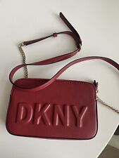 Red leather crossbody for sale  Naples
