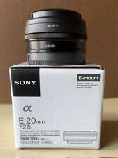 Sony mount 20mm for sale  MACCLESFIELD