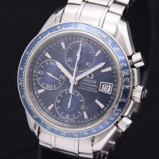 Relógio automático azul masculino OMEGA SPEEDMASTER 3212.80 cronógrafo data revisada comprar usado  Enviando para Brazil