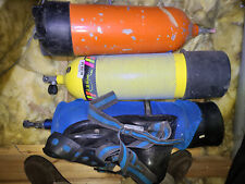 used 12ltr scuba diving cylinder, with pillar valve and boot., used for sale  PETERLEE