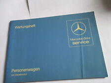 Benz wartungsheft 123 gebraucht kaufen  Deutschland
