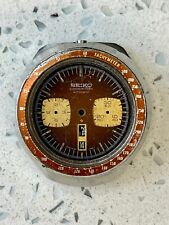 Reloj SEIKO 6138-0040 BULLHEAD automático cronógrafo esfera marrón pieza o pieza para hombre segunda mano  Embacar hacia Argentina
