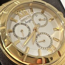 Invicta 21700 Angel relógio feminino cronógrafo quartzo mostrador dourado $200 comprar usado  Enviando para Brazil