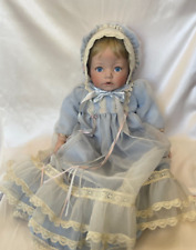 Dianna Effner/Ashton Drake-18" Baby Blue Eyes-Porcelain w/cloth body for sale  Shipping to Canada
