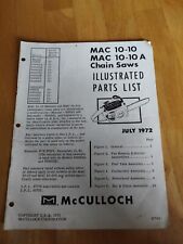 Mcculloch mac chainsaw for sale  Ireland