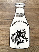 Placa de bomba de posto de gasolina vintage leite para saúde sorvete refrigerante pop porcelana comprar usado  Enviando para Brazil