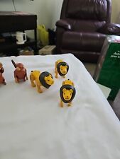 9 VTG Fisher Price Little People Animal Figures 2🐒 3🦁 2🐓 1🐎 1🦒 for sale  Shipping to South Africa