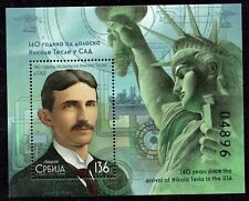 2172 - Serbia 2024 - Nikola Tesla - Hoja de recuerdos montada sin montar o nunca montada segunda mano  Embacar hacia Argentina