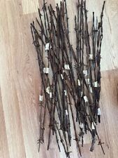 Antique Barbed Wire Collection 32 pcs  21 "  LATE 1800'S #1 for sale  Shipping to South Africa