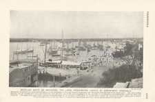 VENEZUELA MARACAIBO BARCOS LAGUNA c 1926 FOTO ILUSTRACIÓN IMPRESIÓN segunda mano  Embacar hacia Argentina