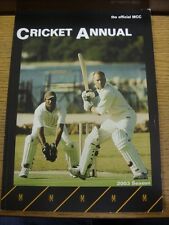 2003 cricket mcc for sale  BIRMINGHAM