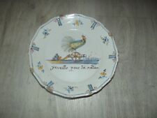 Assiette ronde nevers d'occasion  Peymeinade