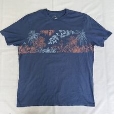 Camisa Tommy Bahama L azul neon floral palmeiras Flórida Havaí peixe surf 2538 comprar usado  Enviando para Brazil