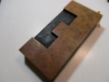 Printing Letterpress Printer Type Block Antique Large Wood Letter E, used for sale  Shipping to South Africa
