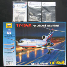 ZVEZDA Tupolev TU-154 M + BRAZ + Small Stuff Detail Resin Conversion Kit 1:144 comprar usado  Enviando para Brazil