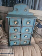 Primitive blue wooden for sale  Ottumwa