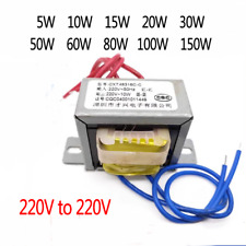 1 PIEZA para transformador de potencia tipo EI de 5W ~ 150W 220V a 220V aislamiento seguro 1:1 segunda mano  Embacar hacia Argentina