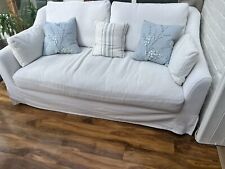 Ikea sofa white for sale  TONBRIDGE