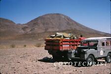 1950s Kodachrome Slide LAND ROVER DEFENDER 107 Series Líbia Sahara Desert   comprar usado  Enviando para Brazil