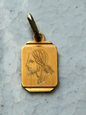 Medaglietta rettangolare oro usato  Guastalla