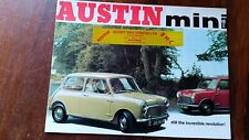 Austin mini brochure for sale  HELSTON