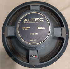 ALTEC 416-8B SUBWOOFER IMPEDANCE 8 OHMS ~ NEEDS CONE REPLACEMENT ~ UNTESTED for sale  Shipping to South Africa