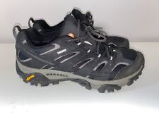 Merrell Mens Moab gore-tex vibram sole black walking shoes size 9 for sale  Shipping to South Africa