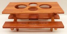 Used, Vintage Walter Mondale '84 Wooden Picnic Bench Condiment Holder "Buy American" for sale  Shipping to South Africa