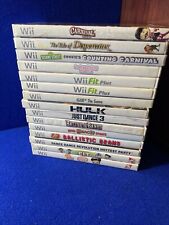 Used, LOT OF 15 WII GAMES WII FIT PLUS JUST DANCE CARNIVAL GAMES ALL WORKING for sale  Shipping to South Africa