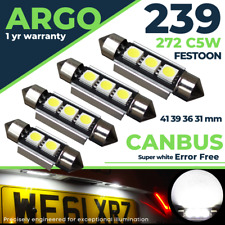 Lâmpadas interiores 272 239 LED para carro placa de matrícula SMD Festoon C5W 31 36 39 41mm  comprar usado  Enviando para Brazil