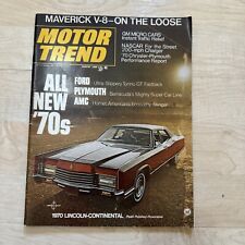 Revista Motor Trend - Agosto de 1969, Maverick V-8 GC (723) comprar usado  Enviando para Brazil