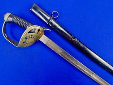 German Germany Saxon WW1 Hussar Regiment Engraved Sword w/ Scabbard for sale  Shipping to South Africa