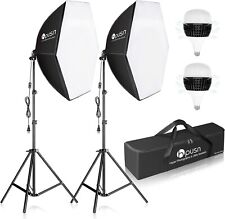 Softbox Lighting Kit 2x76x76cm Photography Continuous Lighting VICIALL HPUSN for sale  Shipping to South Africa