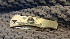 Scrimshaw pocket knife for sale  Mount Airy