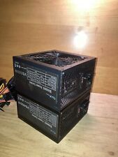 LOT x2  Apevia 450W VS450 VS500 500W BLACK Power Supply PSU, used for sale  Shipping to South Africa